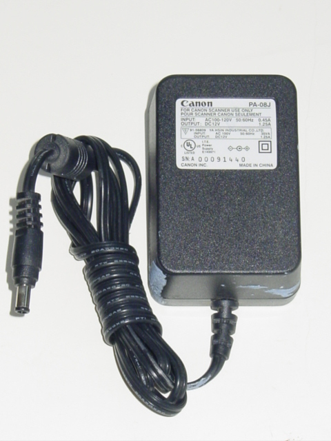 NEW Canon PA-08J AC Adapter 12V 1.25A PA08J